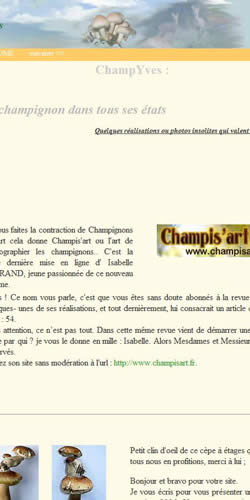Les Champignons dans tous leurs états.